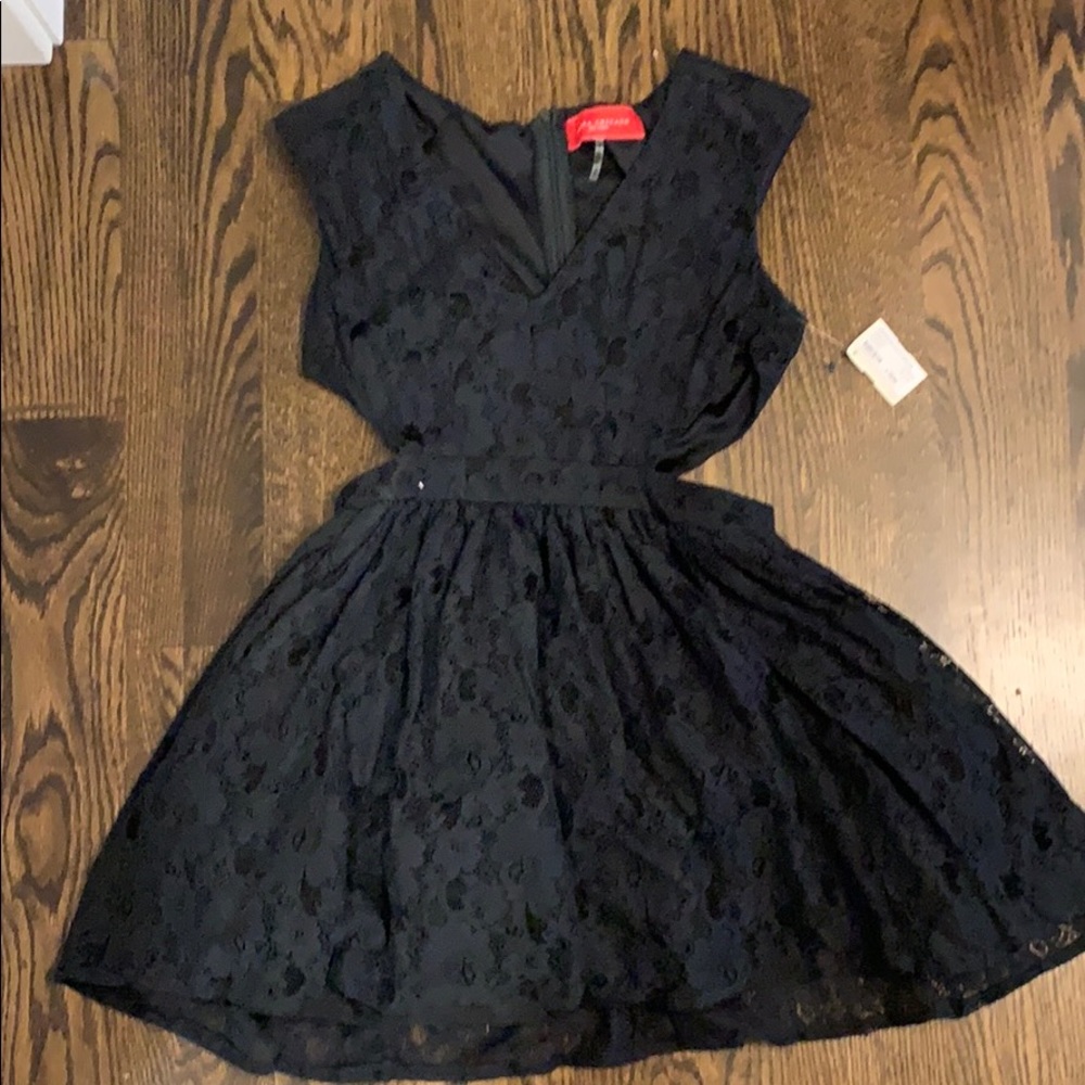 Akira Lil lace black dress